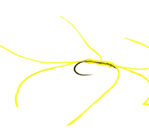 Yellow Apps Fly Worm Per Dozen